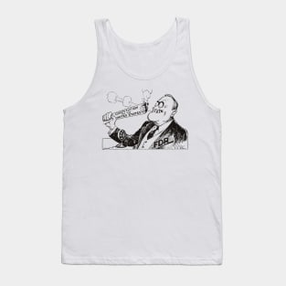 1935 Franklin D. Roosevelt Burns US Constitution Tank Top